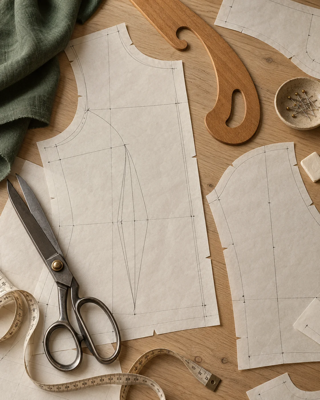 Concept garment patterns and design tools