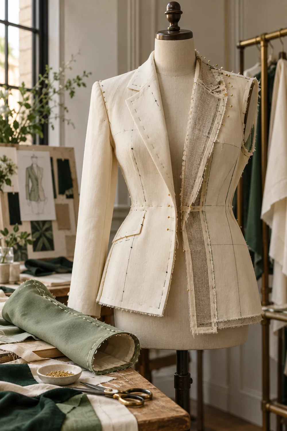 Illustrative textile and garment development study
